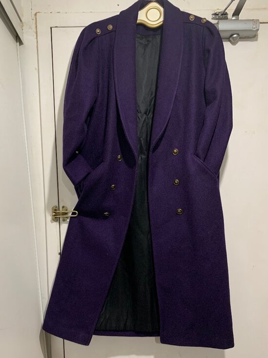 VINTAGE FOXRUN BY BALIMEL WOOL BLEND TRENCH COATS SIZE 9/10 - Picture 1 of 16
